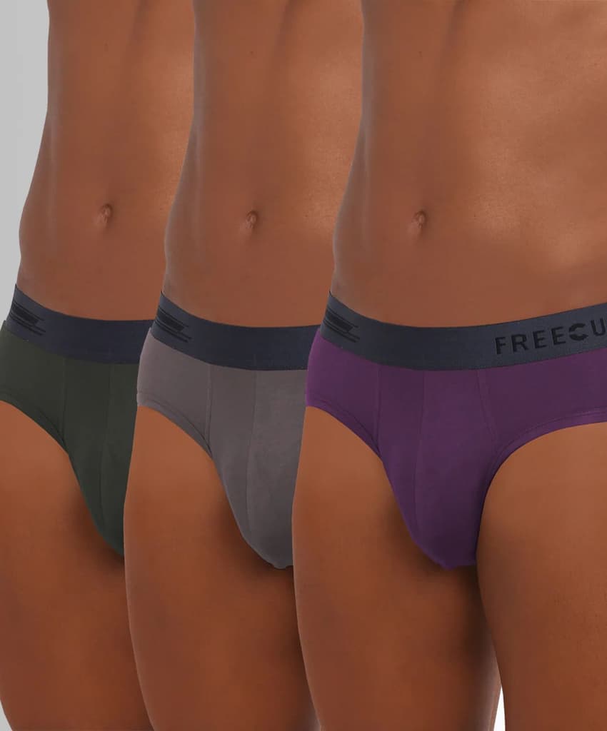Men's Anti-Bacterial Micro Modal Brief in Contrast Waistband (Pack of 3) — photo 13