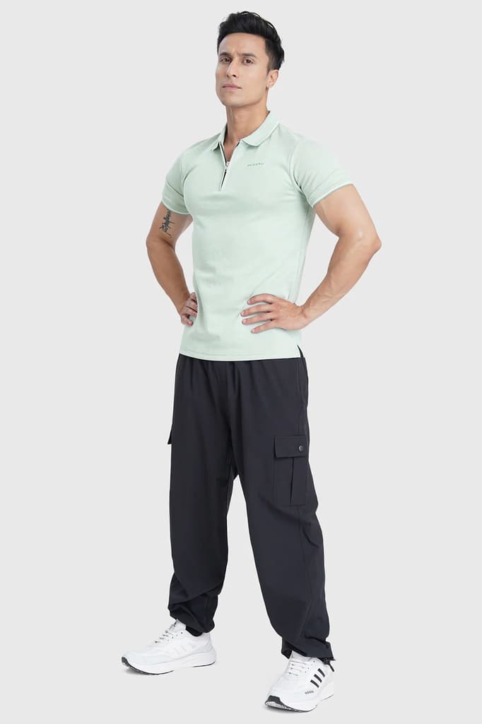 Heritage Polo T-shirt Pista Green — photo 5