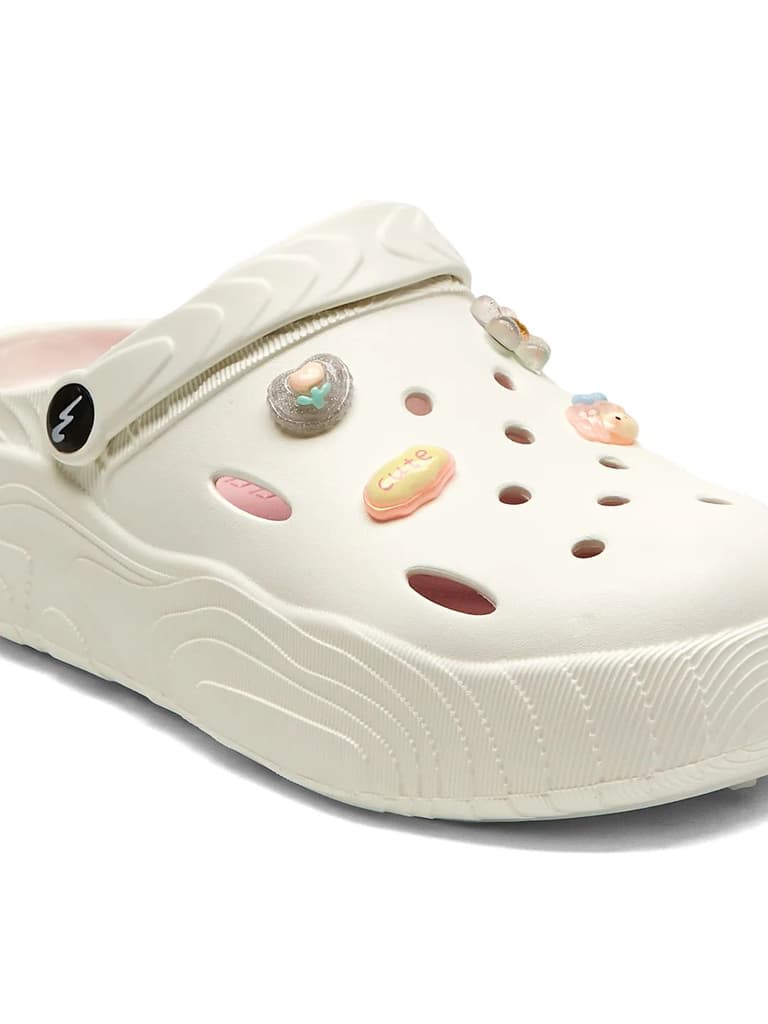 GCW-7003 White Women's Clogs — photo 6