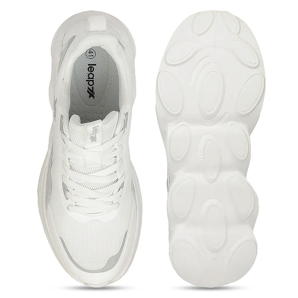 LEAP7X ZQ-DWM-01 Airflow Outsoles White Sports Walking Shoes for Men By Liberty — photo 4