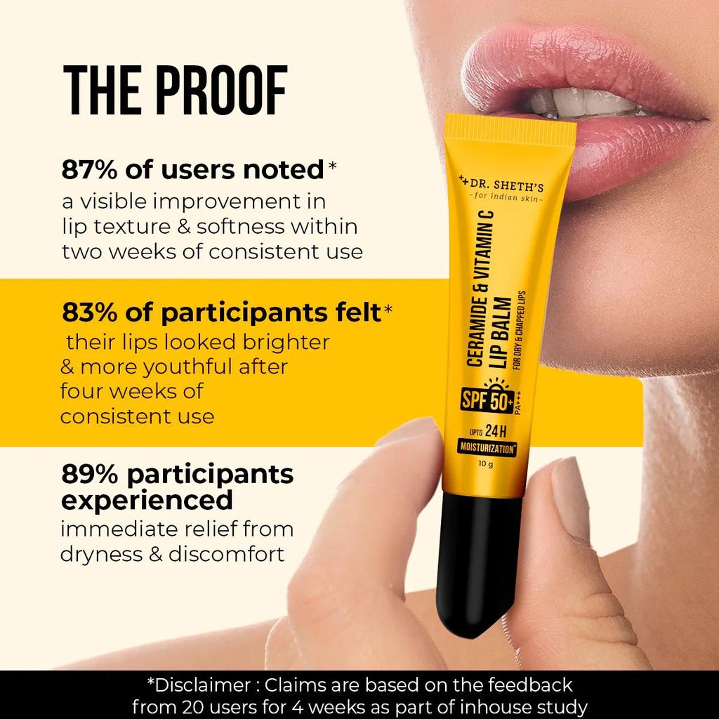 Ceramide & Vitamin C Lip Balm - 10g