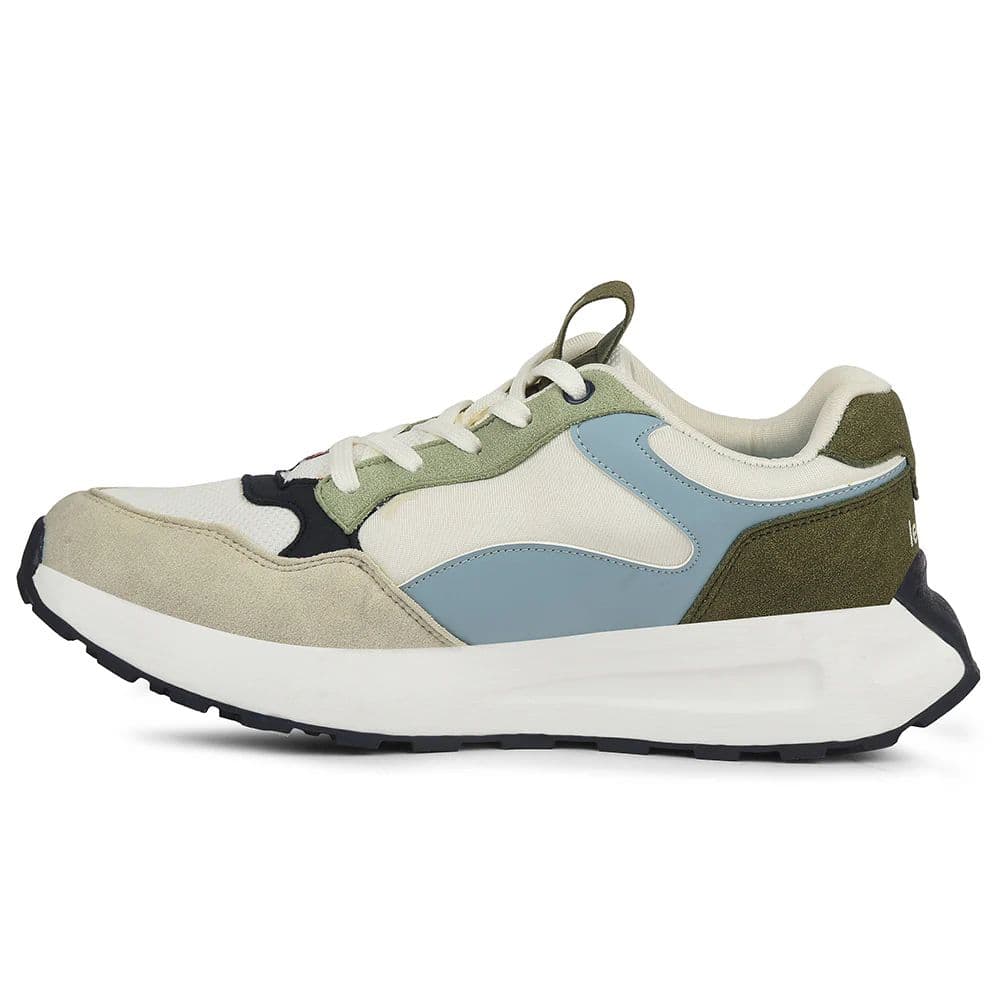 Leap7x Light Grey Sports Lacing Running Shoes For Kids ZLP-XK-01 By Liberty — photo 3