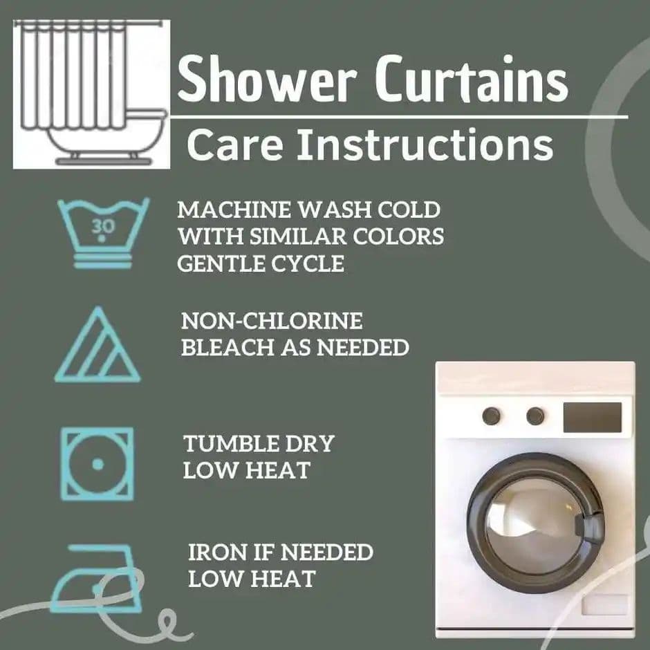 Lushomes Shower Curtain - Blue | Printed Dessert | Non-PVC | Water-Repellent | 72 x 80 inch — photo 2