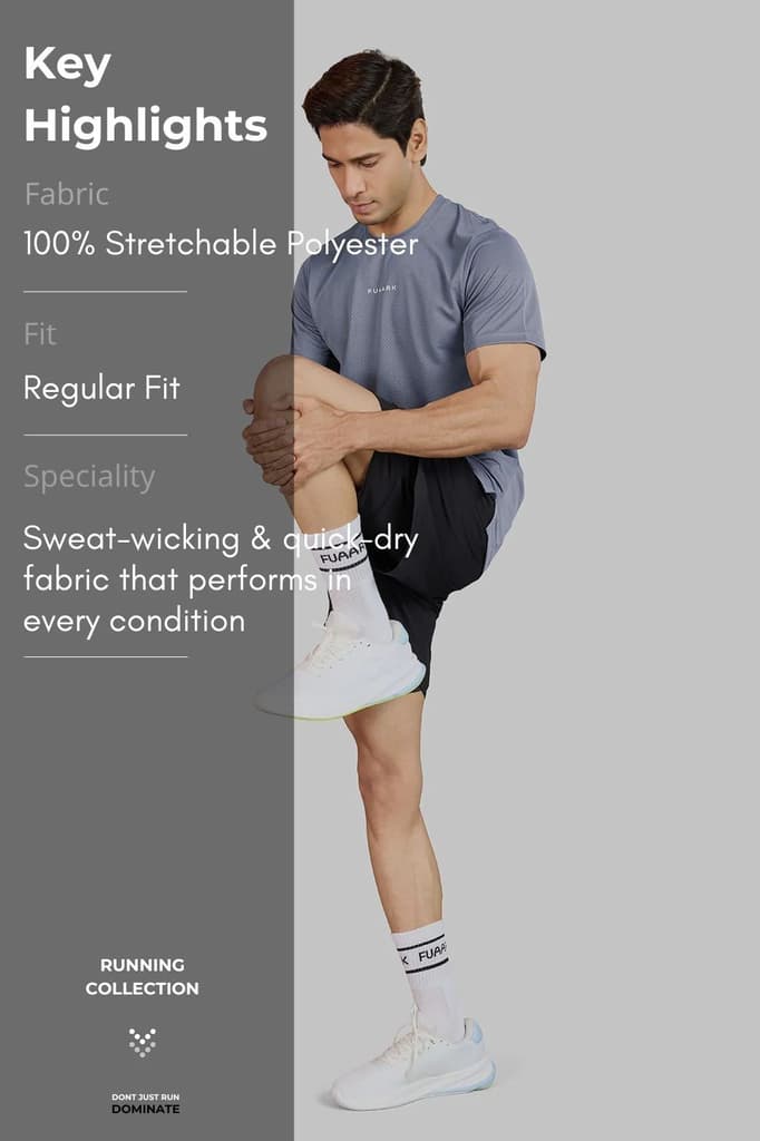 Slate Running T-shirt Grey — photo 7