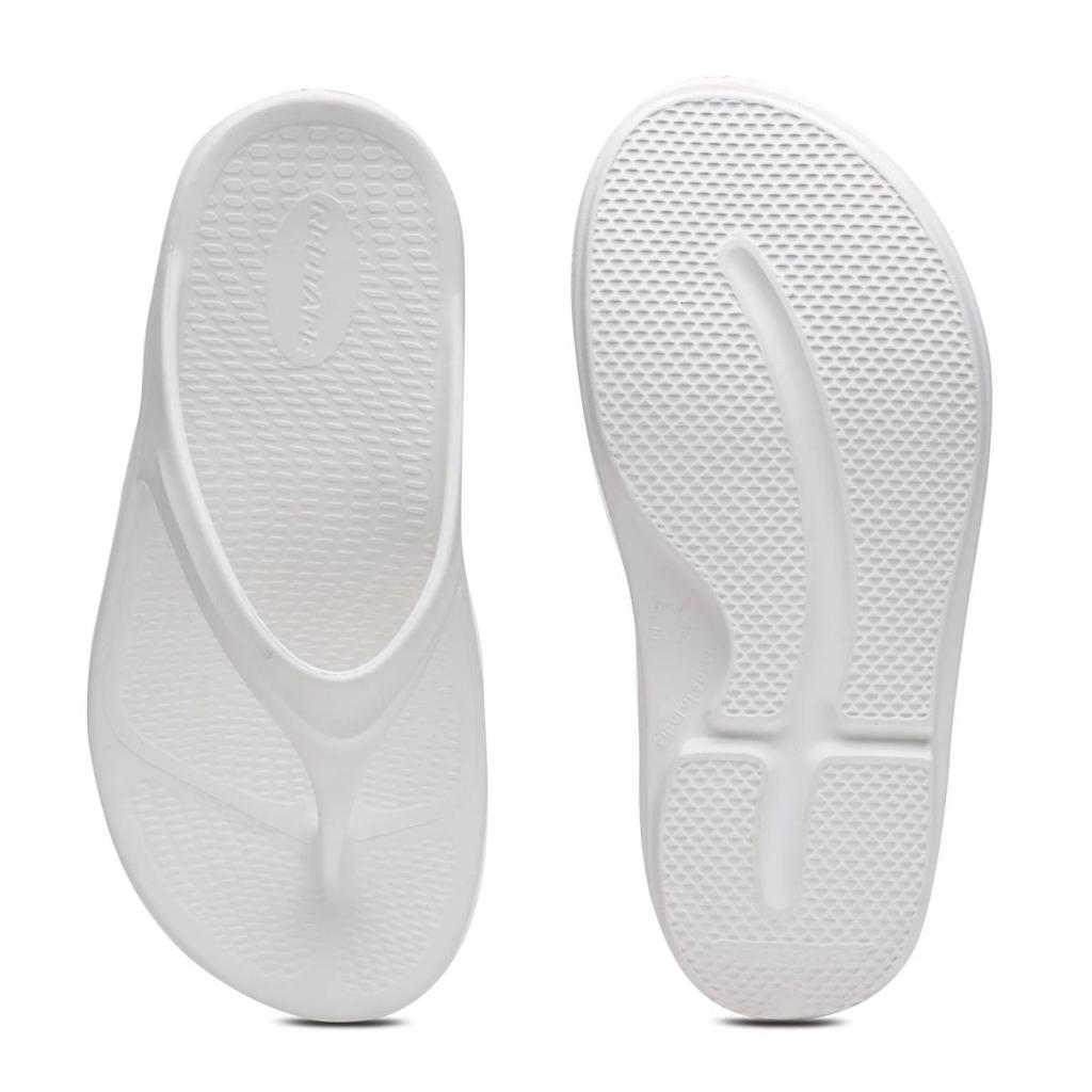 Womens Sliders in White | Casual Pool Sliders — photo 5
