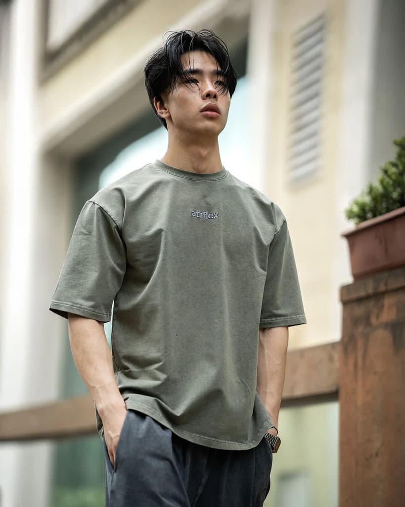 Acid Wash Oversize T-Shirt