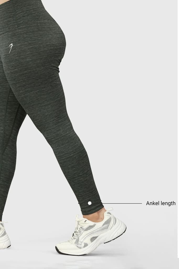 Essential Melange Leggings Olive — photo 3