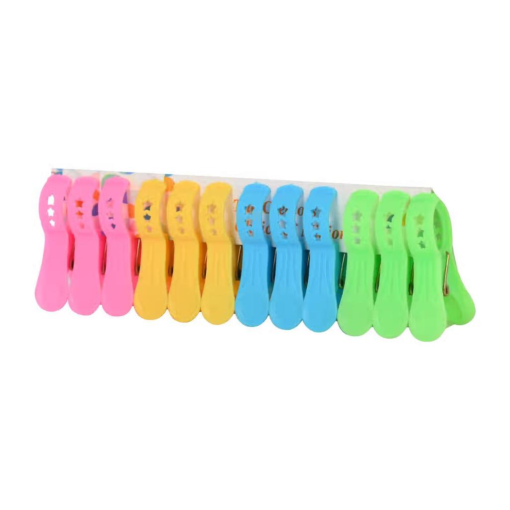 Sinco Vinci Drying Stand Cloth Clips / Cloth Pegs - Pack of 1 (12 Pieces) — photo 2