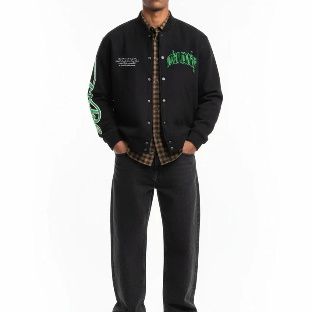 Emperor Varsity Jacket_Royal Enfield x Urban Monkey