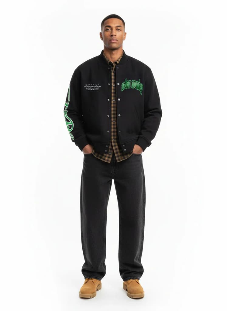 Emperor Varsity Jacket_Royal Enfield x Urban Monkey — S