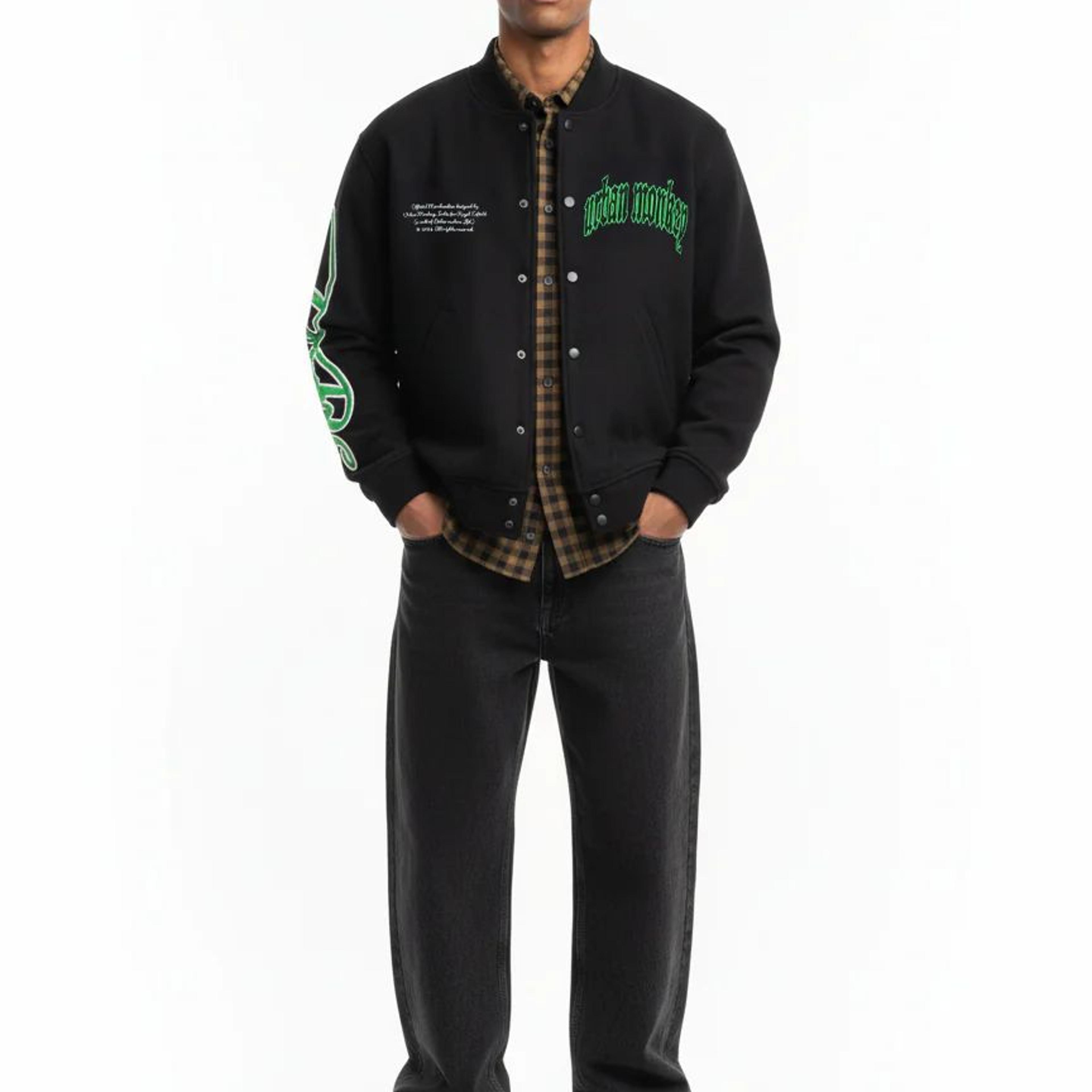 Emperor Varsity Jacket_Royal Enfield x Urban Monkey