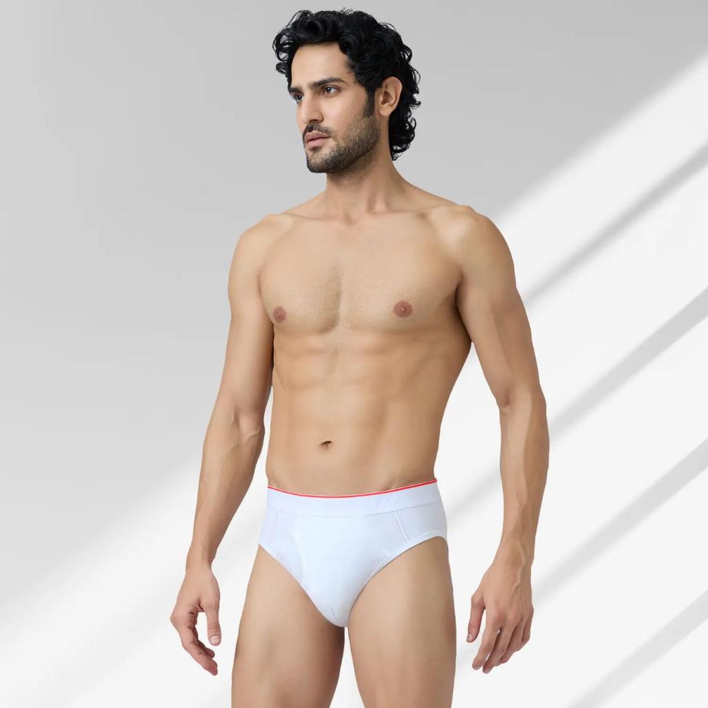 Crux Cotton Stretch Briefs Polar White — photo 3