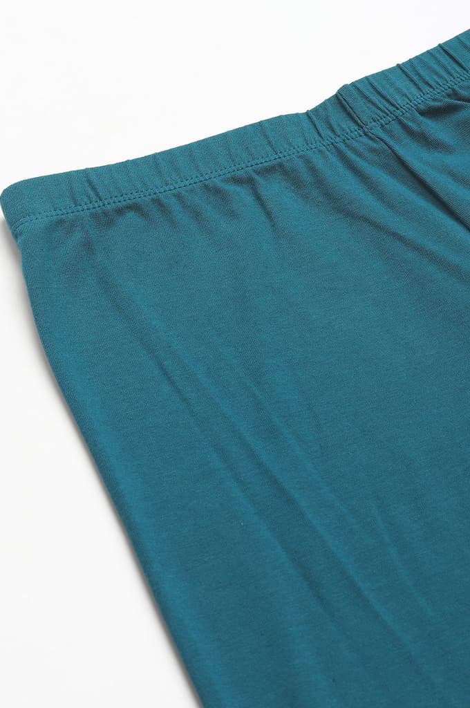 Teal Green Solid Tights — photo 7