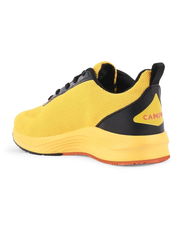 CAMP ZANE Yellow Men's Running Shoes — photo 3