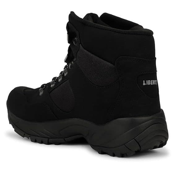 Freedom Black Lacing Safety Shoes For Men EVEREST-4J By Liberty — photo 5