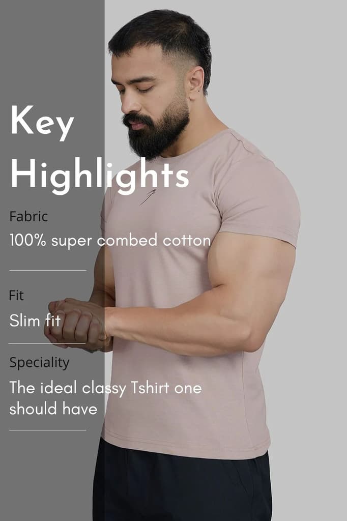 Brisk T-shirt Beige — photo 7