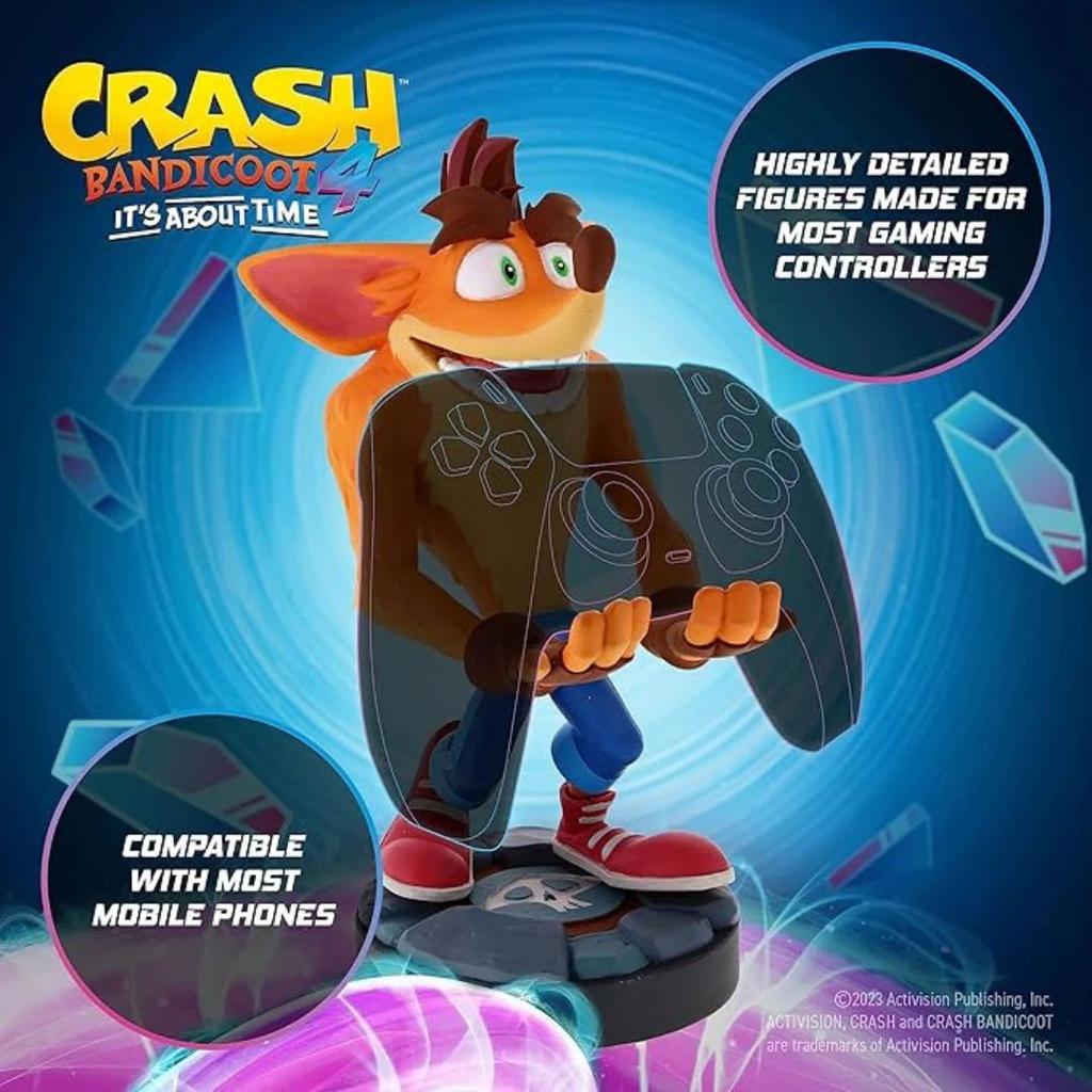 Crash Bandicoot Gaming Controller And Phone Holder | Official Licensed Cable Guys Figure — photo 4
