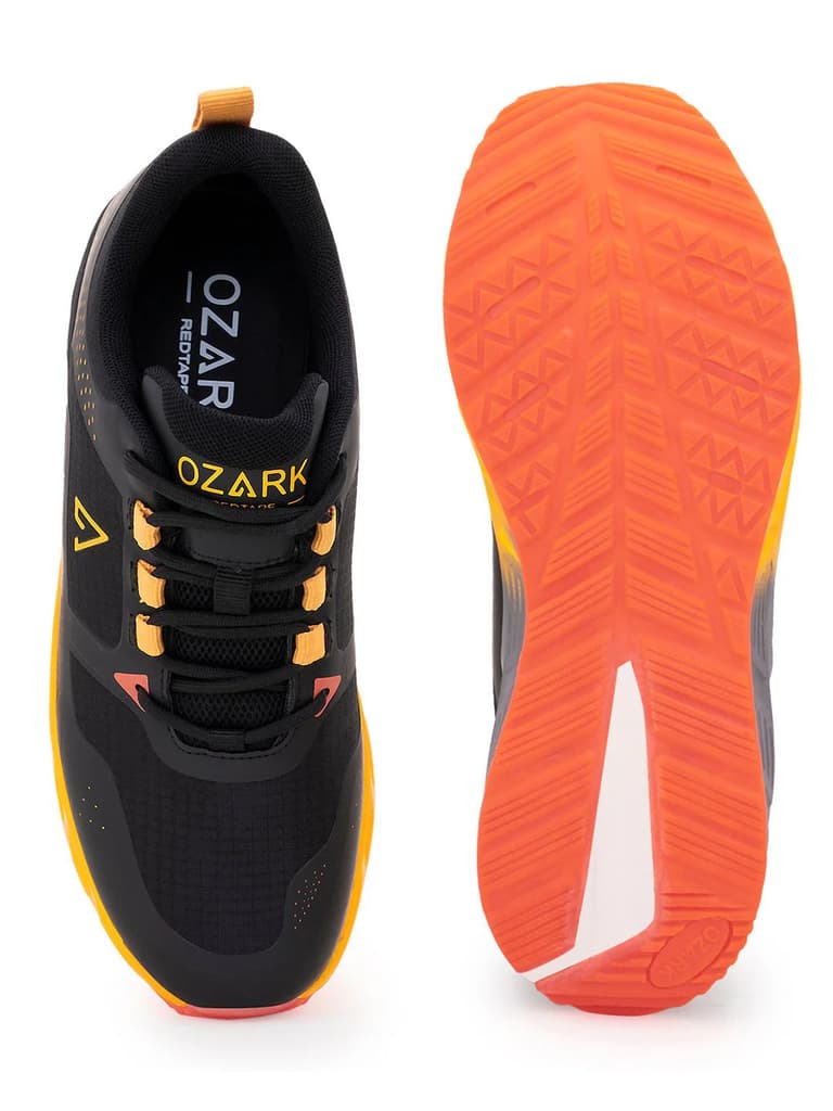 Yellow and Grey Trail Running Shoes for Men | Low-Cut Outdoor — photo 5