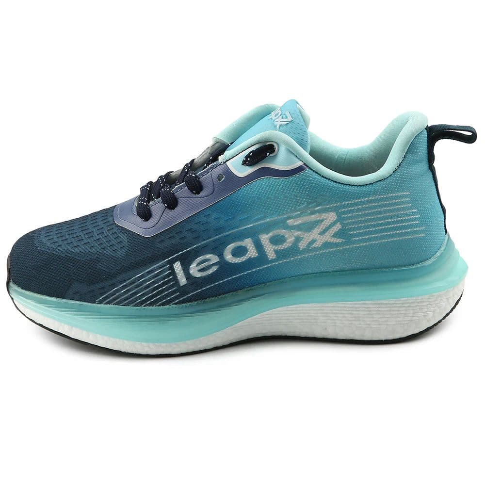 Leap7x Sea Green Sports Lacing Running Shoes For Men RWM-02 By Liberty — photo 3