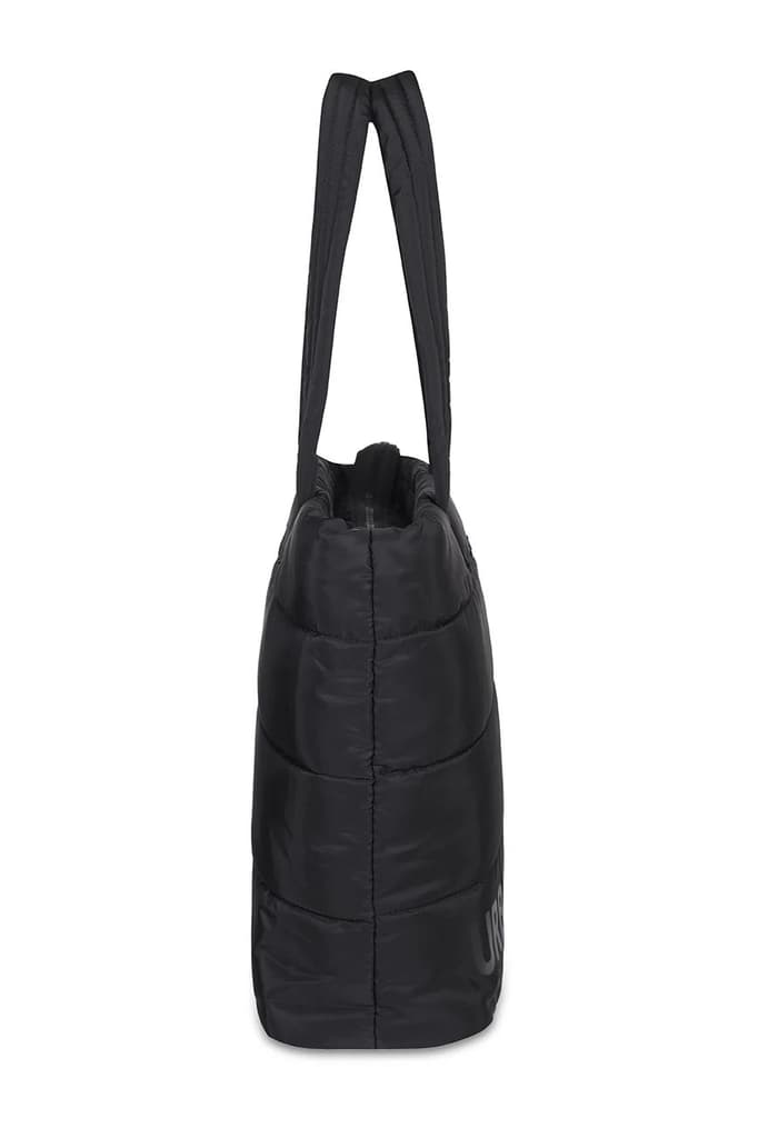 Puffer Shoulder Bag // Black On Black