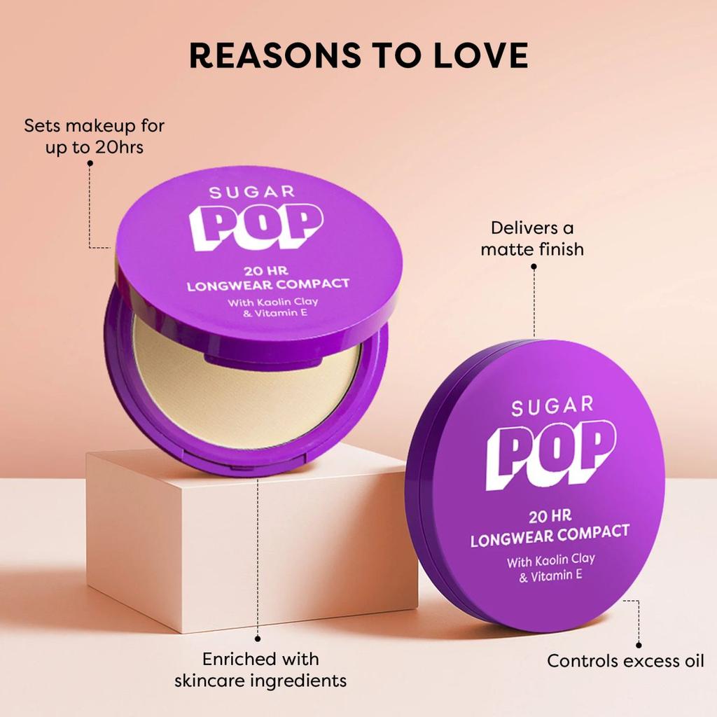 SUGAR POP 20 HR Longwear compact with Kaolin Clay and Vitamin E — photo 10