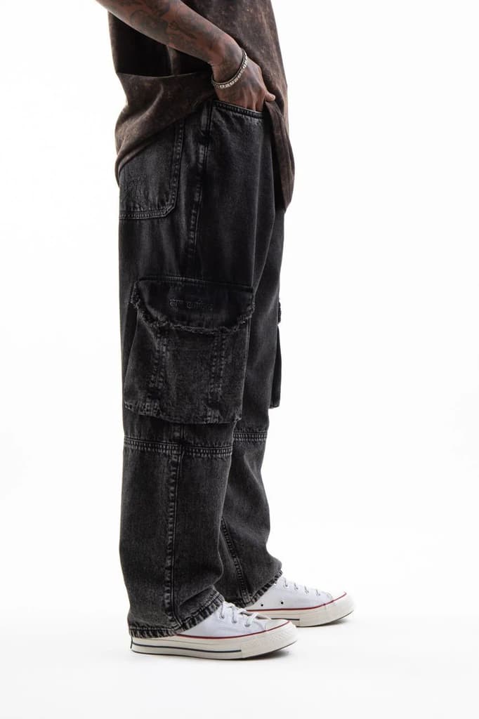 Machine Denim Cargo Pants_Royal Enfield x Urban Monkey — photo 5