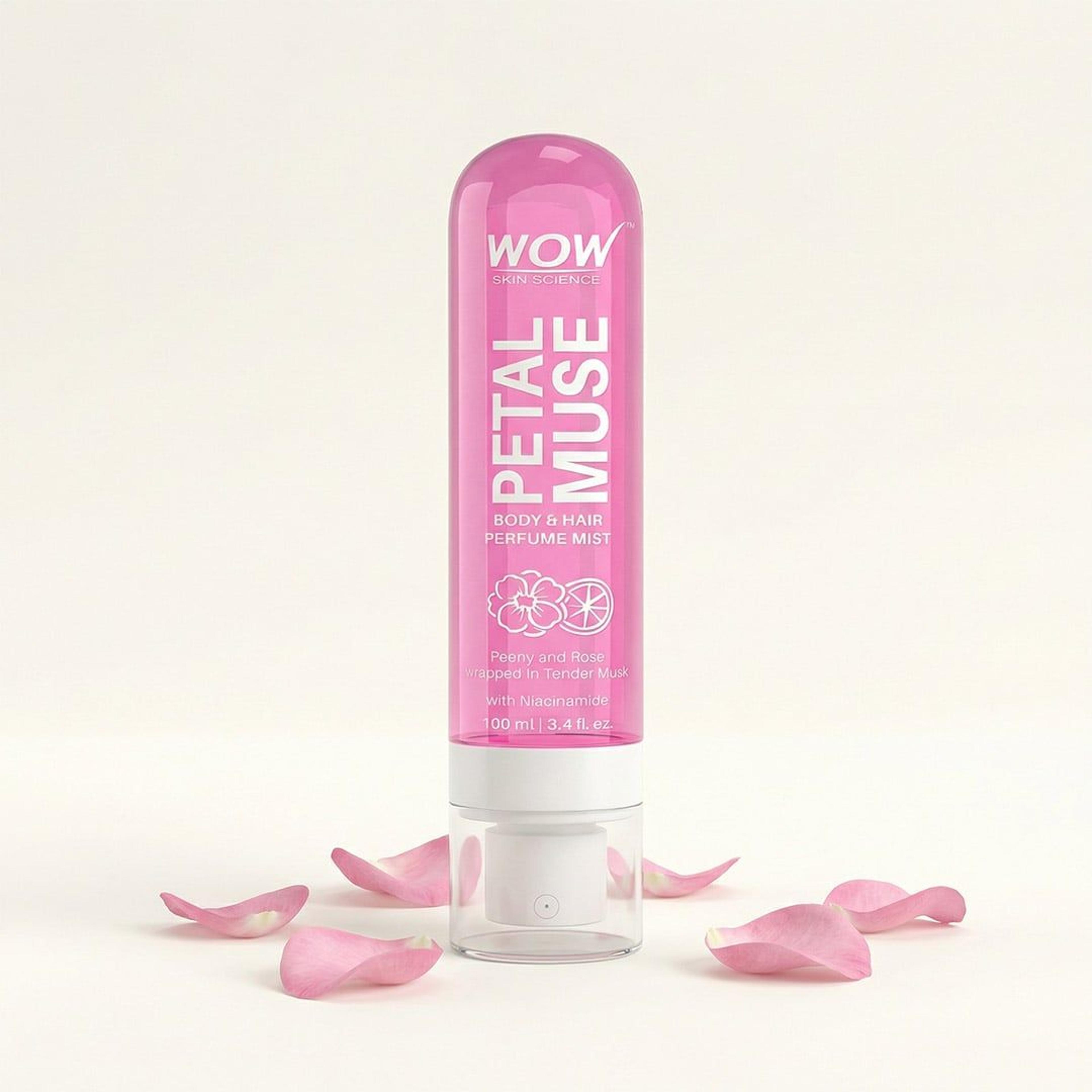 Petal Muse Floral Hair & Body Mist Long-Lasting Peony Freshness