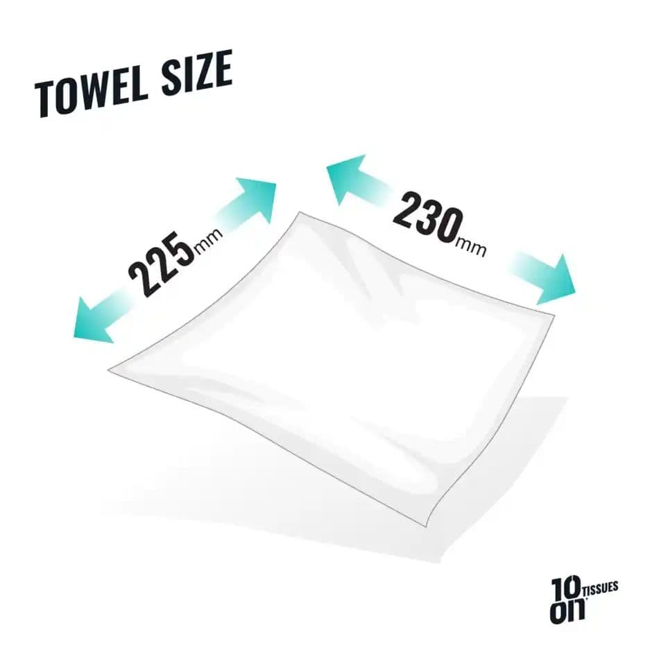 10'ON Lite Kitchen Towel Pack | 60 Pulls x 2 Roll — photo 3