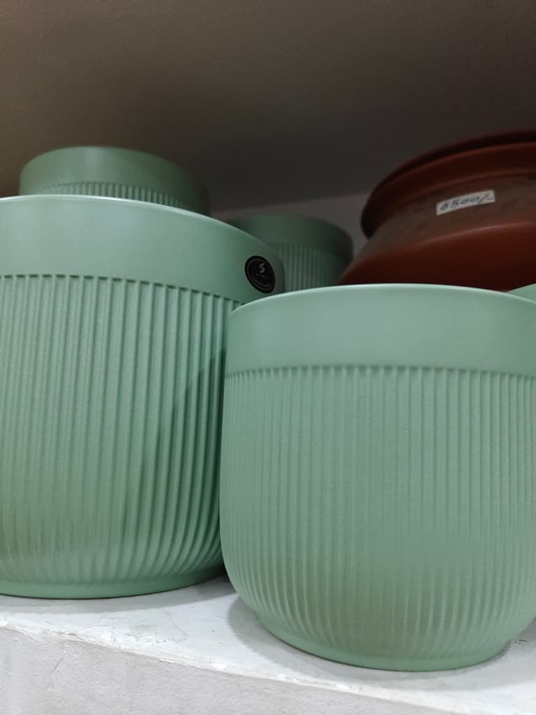 Green Ceramic Vase | Handmade | Decorative | Unknown
