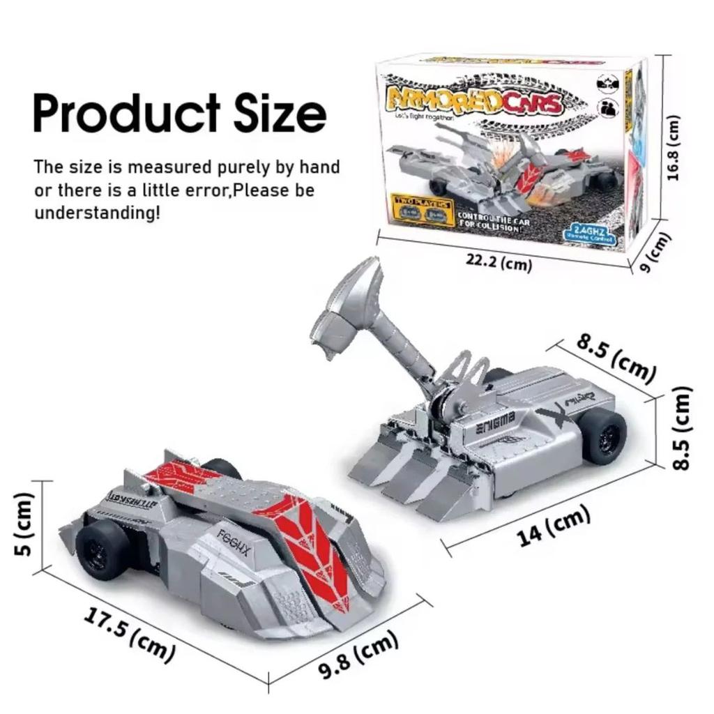 Armored Cars Magnetic Battle RC Car Set — photo 2