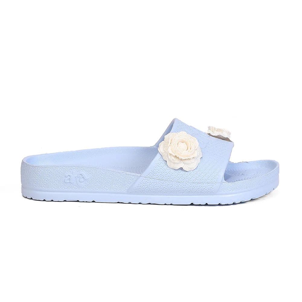 A-HA DOCTOR-1L Blue Casual Slip-on Slides for Women by Liberty — photo 2