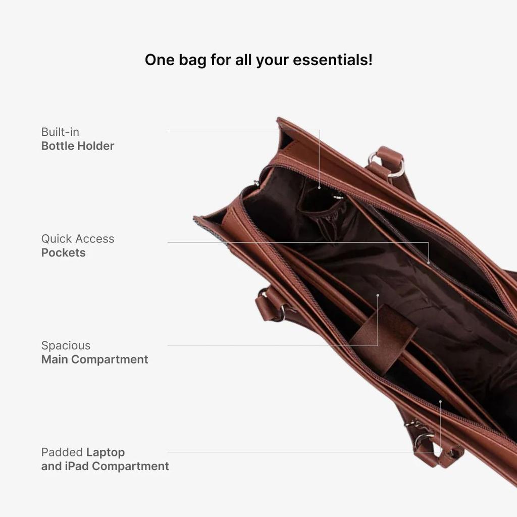 Taj Guldasta Office Essential Bag & Taj Guldasta Classic Zipper Wallet Combo — photo 5