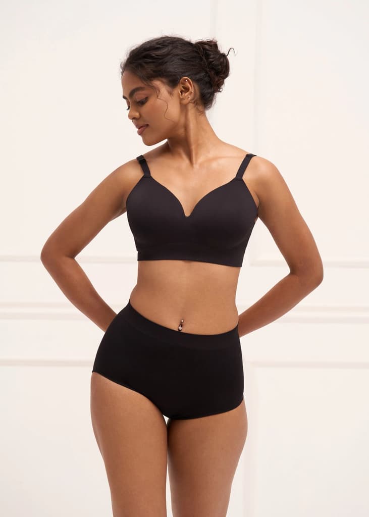 Wireless Support Bra - Non-Wired T-Shirt Bra with Full Coverage Support — photo 4