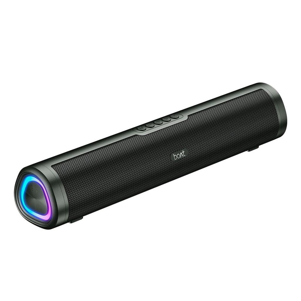 boAt Aavante 2.0 150 | 16W Portable Soundbar with RGB LEDs, TWS Mode & Multi-Connectivity — Premium Black