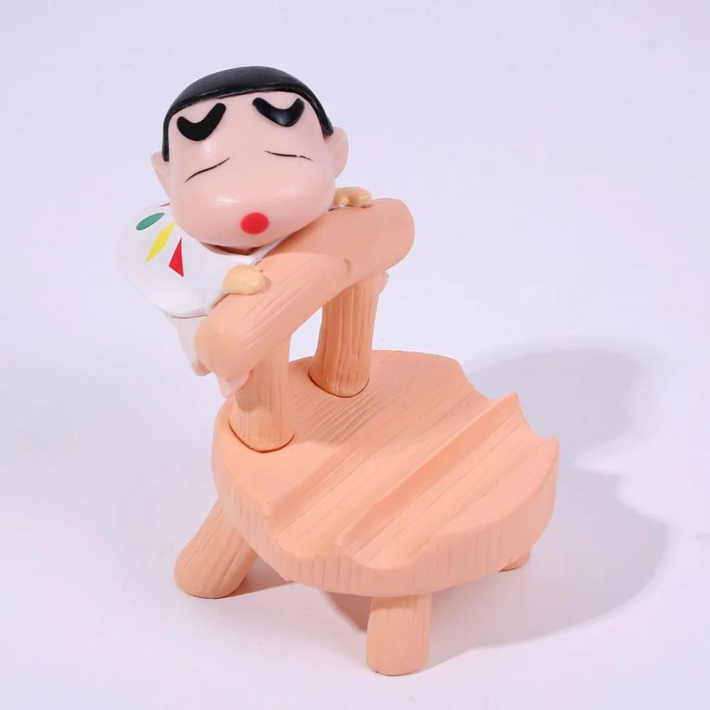 Shinchan on Chair Phone Holder | Cute PVC Figurine Stand for Smartphones — photo 7