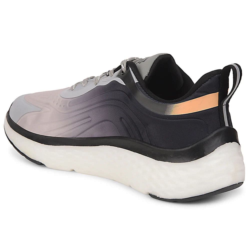 Leap7x Black Sports Lacing Running Shoes For Men NITRUN-10 By Liberty — photo 4