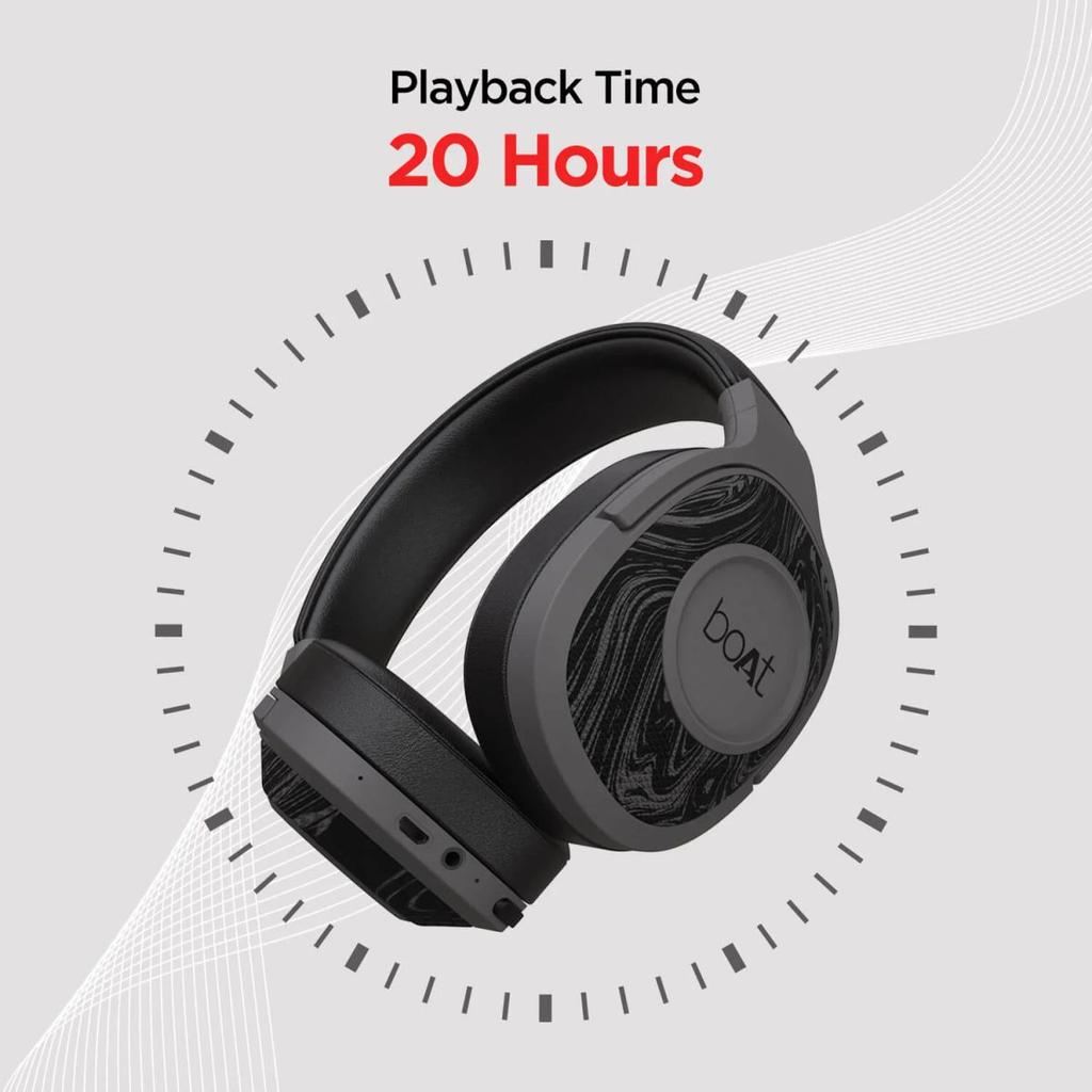boAt Rockerz 550 | Over Ear Bluetooth Headphones with Upto 20H Playback, 50mm Dynamic Driver, 500mAh Battery — photo 10
