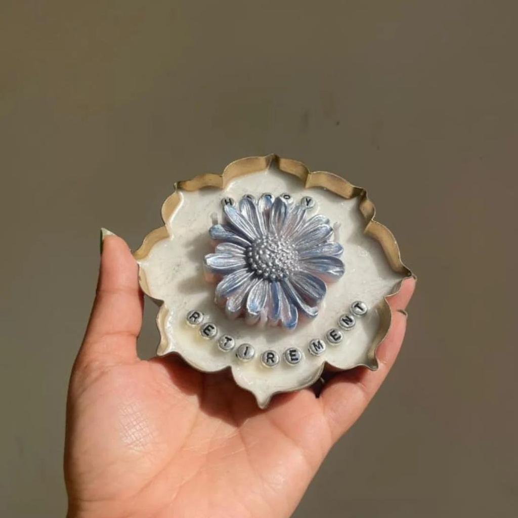 Customized Floral Urli Candle – A Touch of Elegance & Warmth - (set of 5) — photo 2