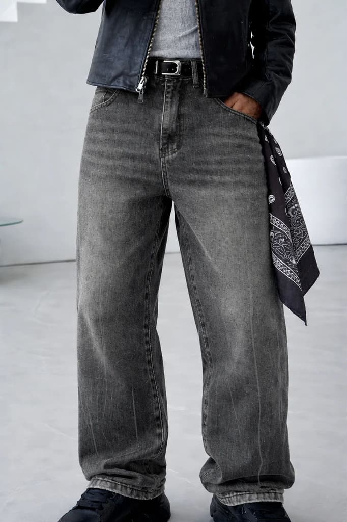 Bullet Grey Super Baggy Jeans — photo 7