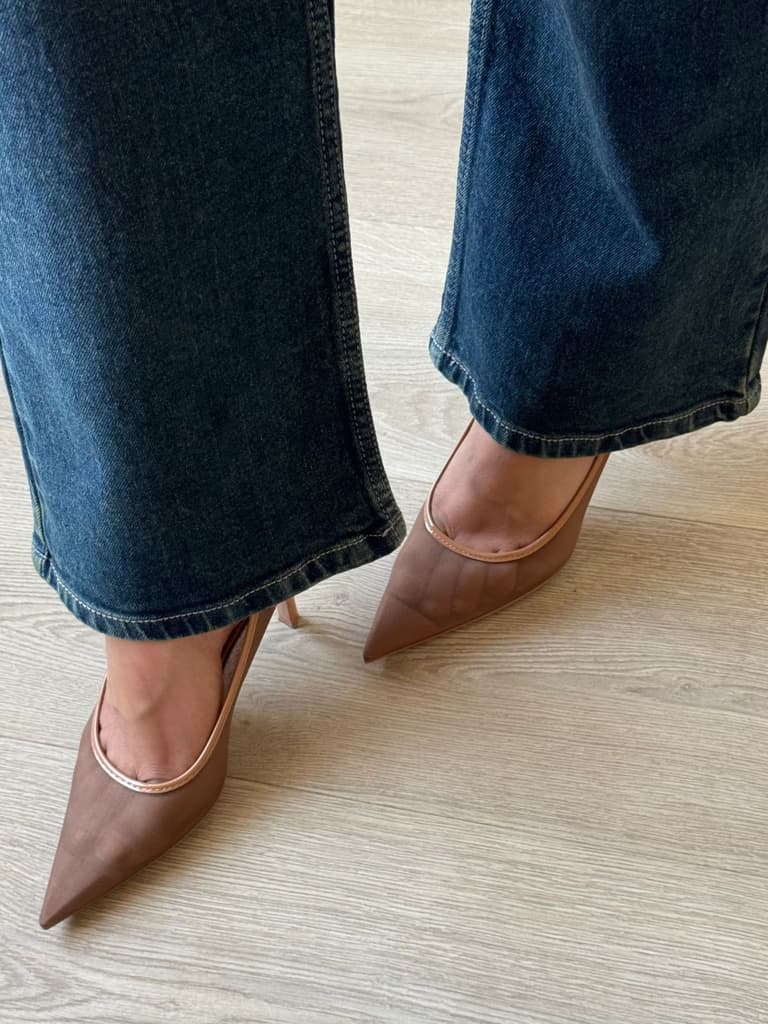 Cosmic Blue Dad Fit Straight Jeans — photo 9