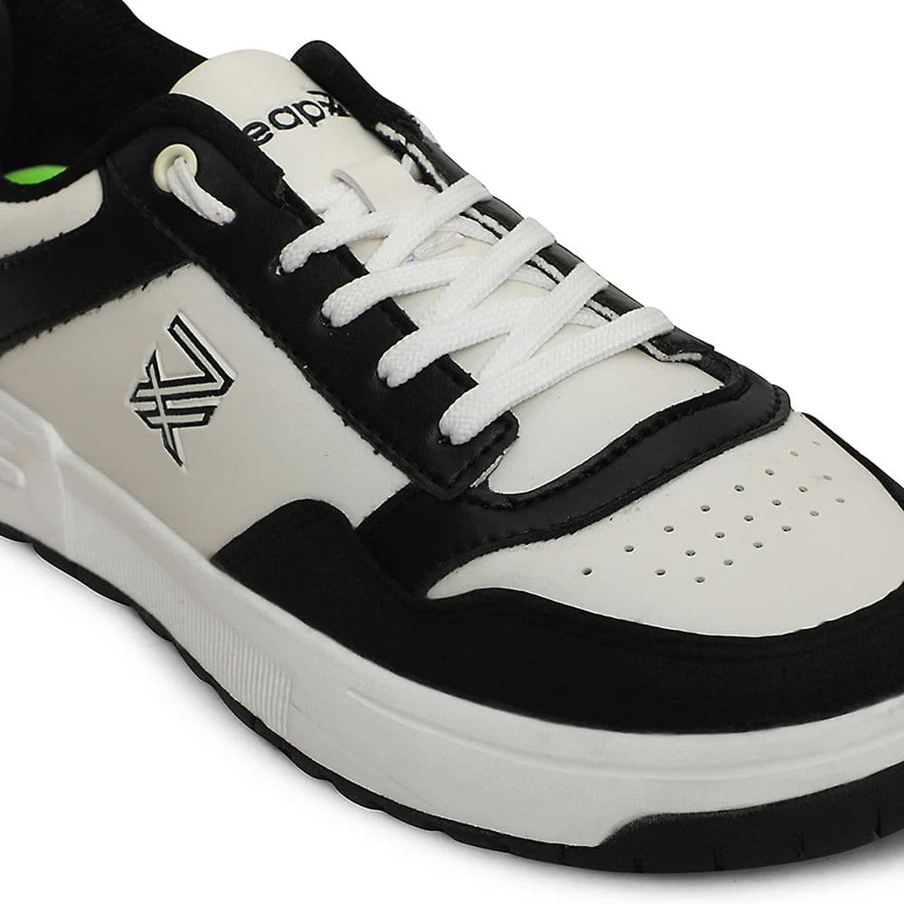 Leap7x Black Casual Lacing Sneakers For Men AMAZER-10E By Liberty — photo 4