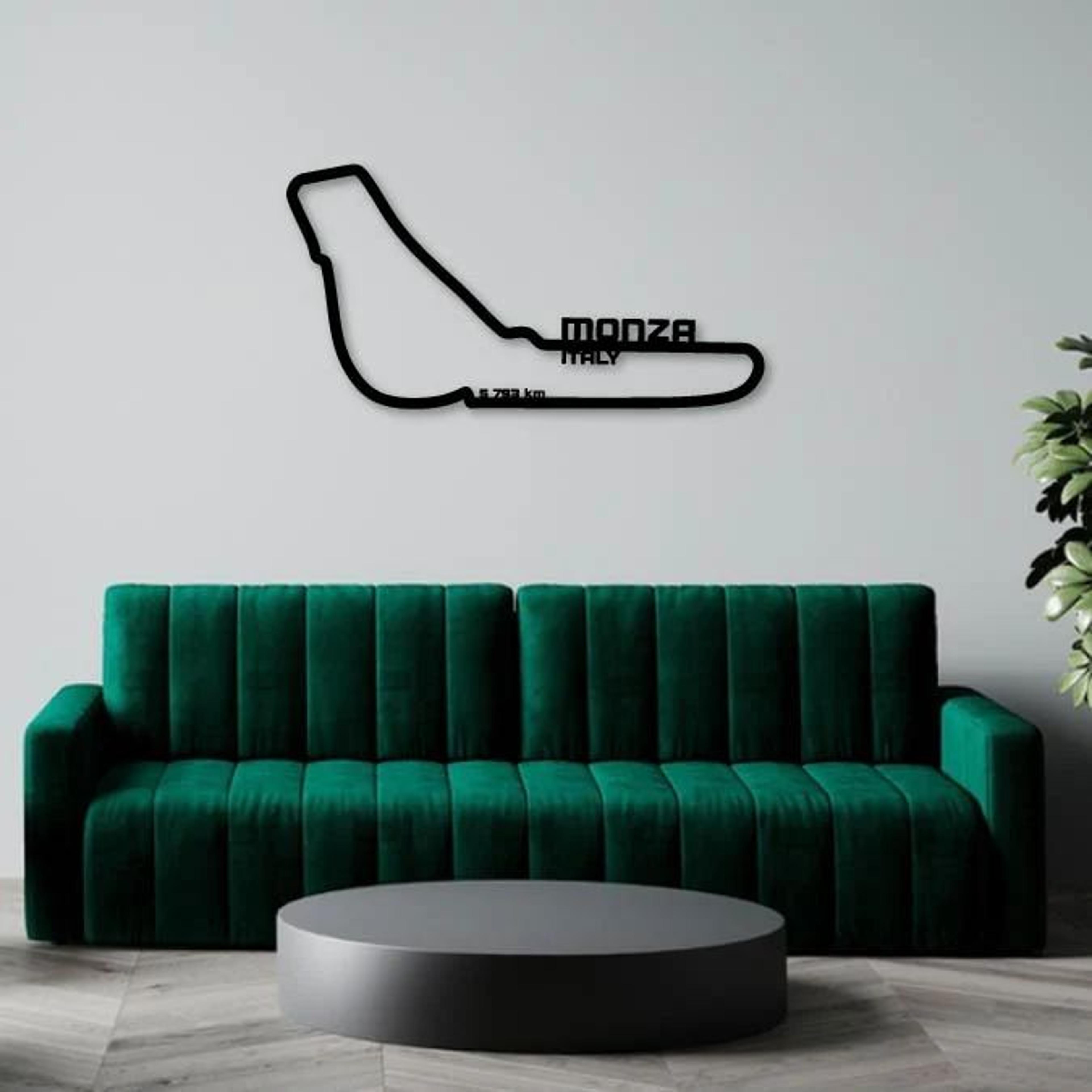 AUTODROMO NAZIONALE MONZA 2 METAL WALL ART