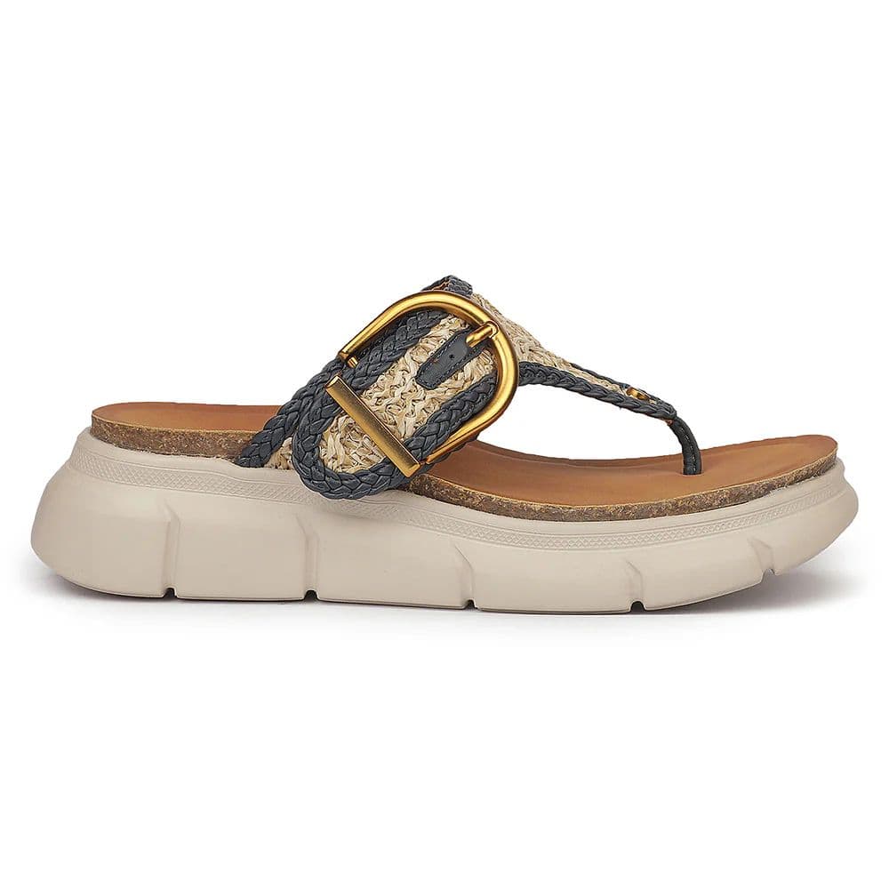 Healers ZQ-HDLT-01 Everyday Comfort Navy Blue Casual Slippers for women by Liberty — photo 2