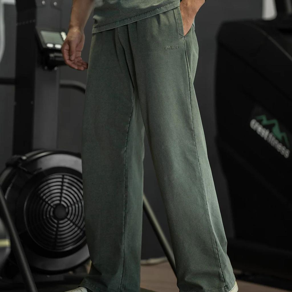 Acid Wash Straight Pant