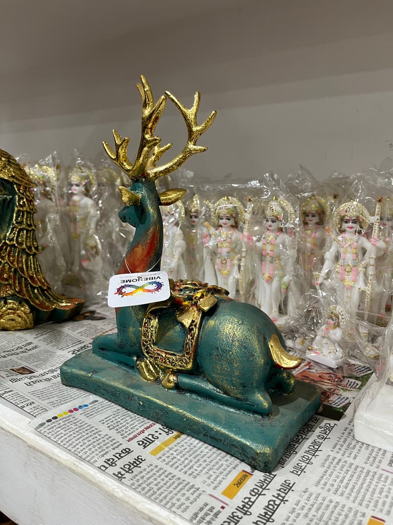 Gold Deer Statue | Sculpture | Bronze | Gold