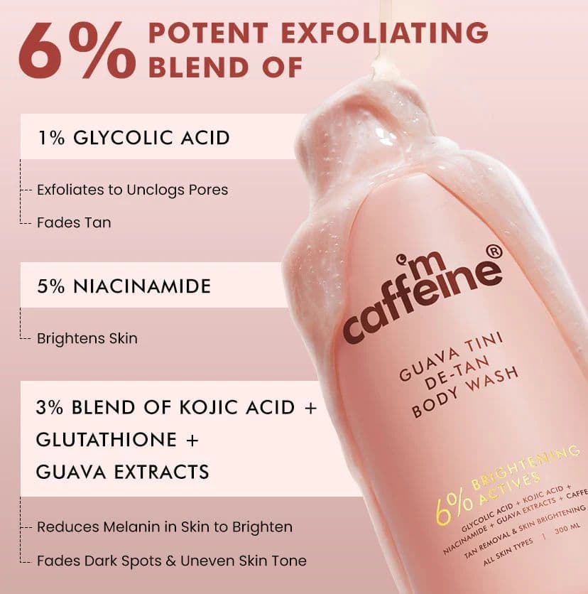 De-Tan & Exfoliating Body Washes (Set of 4)
