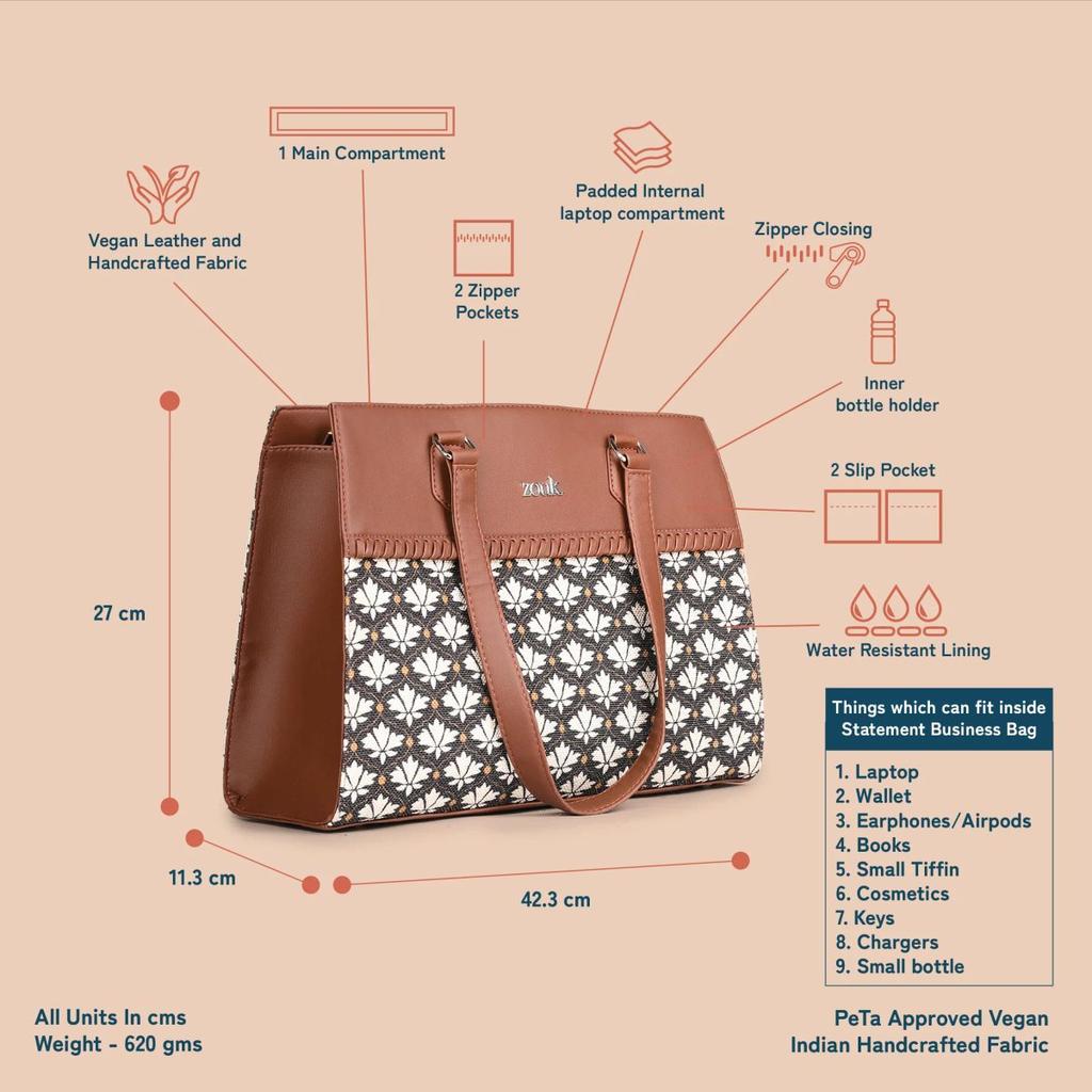 Bidri Kaiser Statement Business Bag & Bidri Kaiser Harmony Sling Bag Combo — photo 3