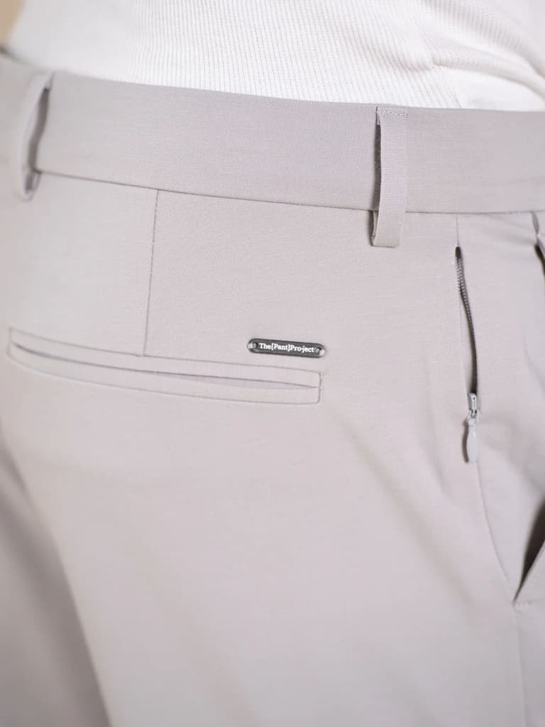 Malai Light Grey Soft-touch Slim Fit Power Stretch Pants — photo 8