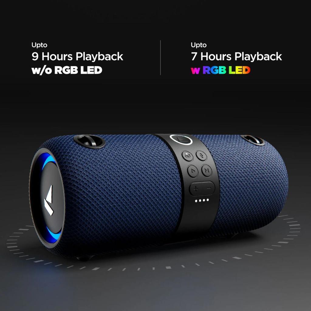 boAt Stone 1200 | 14W Portable Wireless Speaker with RGB LEDs, Up to 9 Hours of Playtime, AUX, USB and FM modes — photo 8