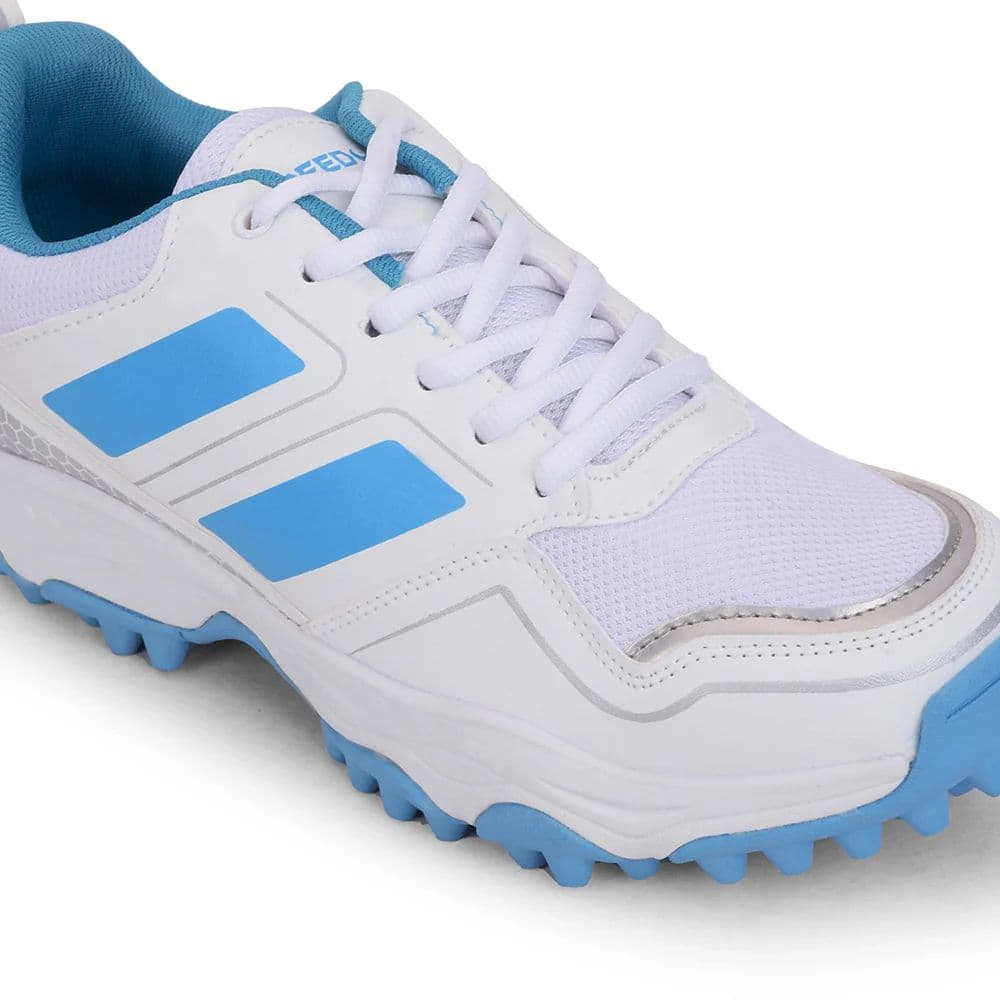 FREEDOM Sky Blue Sports Lace-Up Cricket Shoes For Men POWERPLAY By Liberty — photo 5